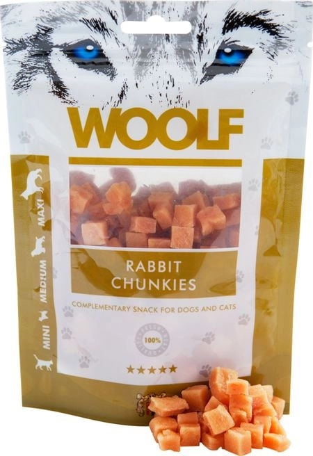 WOOLF Rabbit Chunkies - dog and