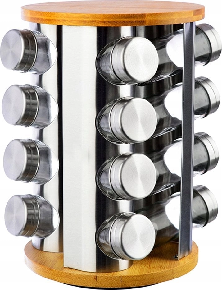 Brunbeste ROTATING SPICE RACK 16 CONTAINERS