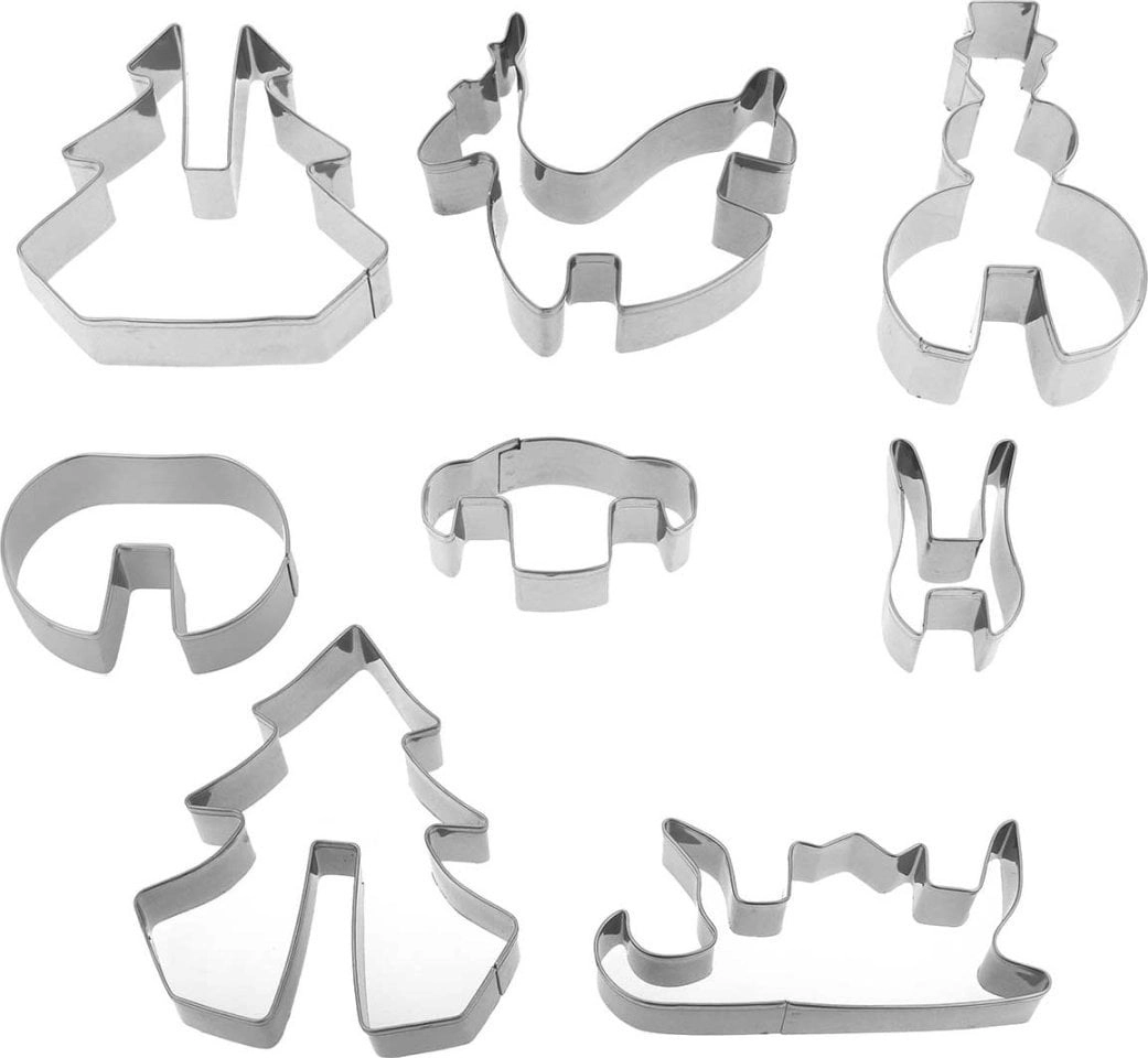 Brunbeste SET OF GINGERBREAD COOKIE CUTTERS