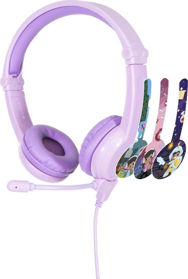 BuddyPhones Galaxy 3+ headphones Purple (BP-GALAXY-PURPLE)