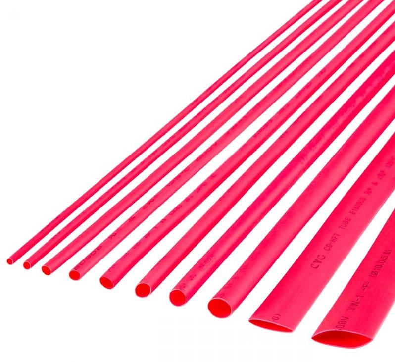 Termocaurule Ø4.5mm sarkana CB-HFT  1m