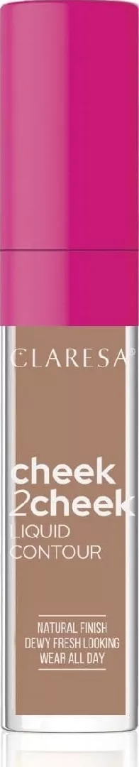 CLARESA Cheek2Cheek Bronzer w płynie 01