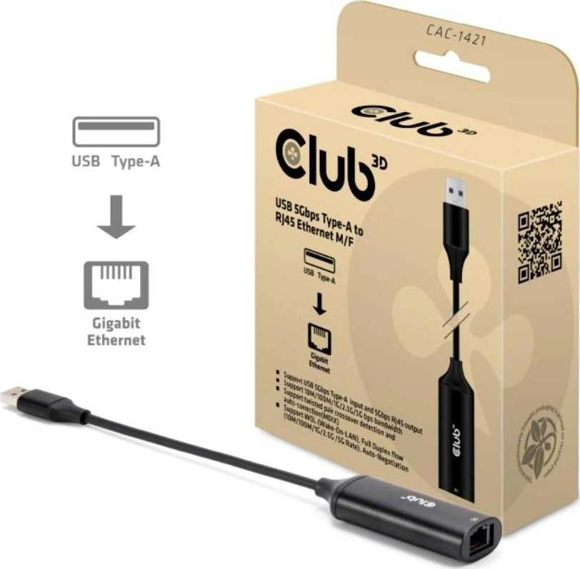 I/O ADAPTER USB TO RJ45/M/F CAC-1421