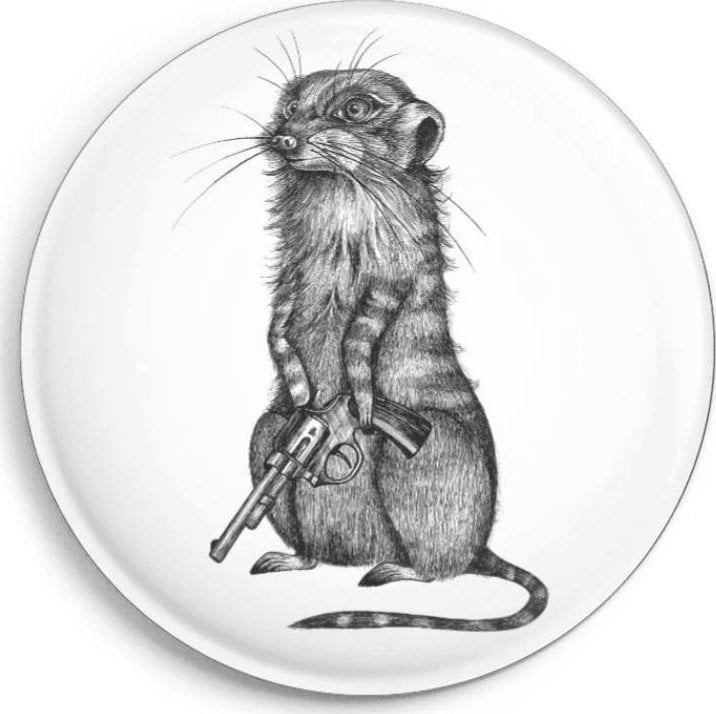 Johnny Pistol meerkat magnet 4260685633566
