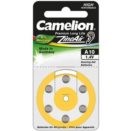 Elementi A10/DA10/ZL10 1.4V CAMELION 6