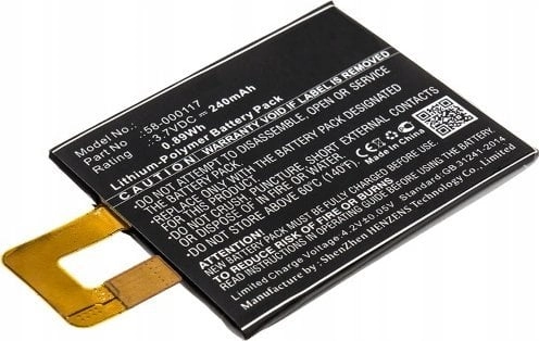 Cameron Sino Akumulator Bateria Typ 58-000117