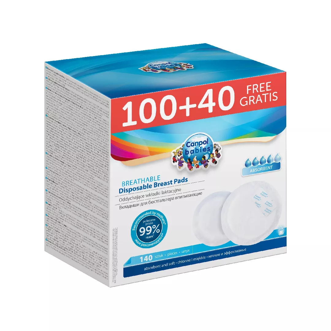 CANPOL BABIES disposable bra pads ANTI-LIP