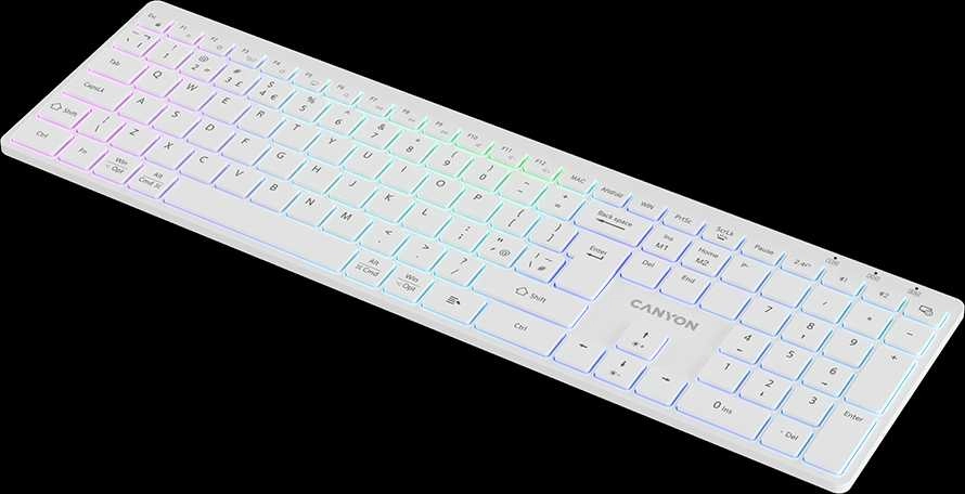 CANYON keyboard HKB-W11 UK/US RGB Dual