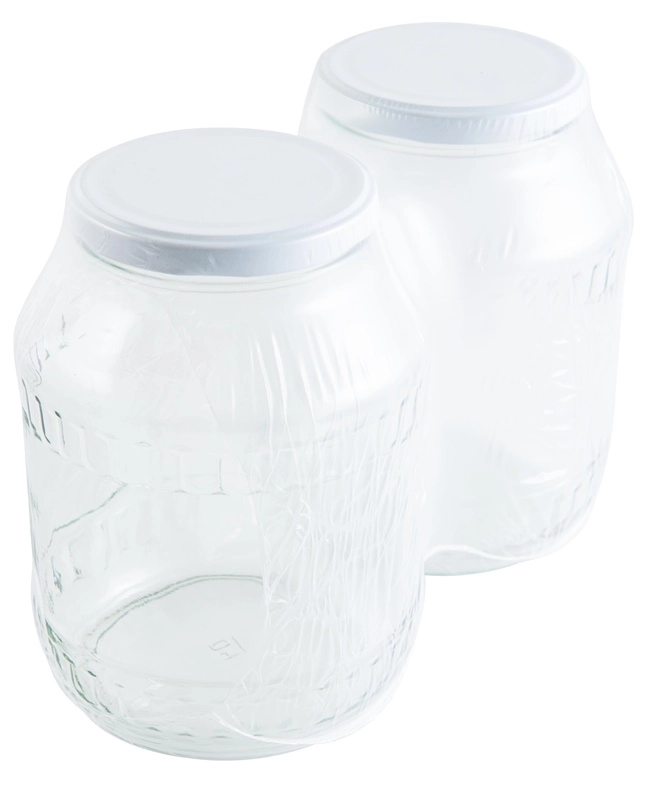 JAR 1700ML WITH LID 89MM 2PCS