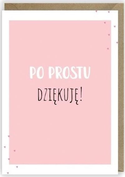 Cardie Greeting card  eco envelope Thank