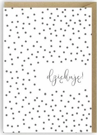 Cardie Greeting card  eco envelope Thank