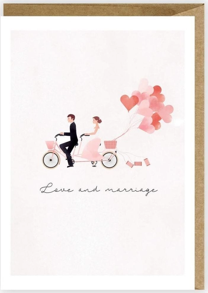 Cardie Greeting card envelope Wedding K007