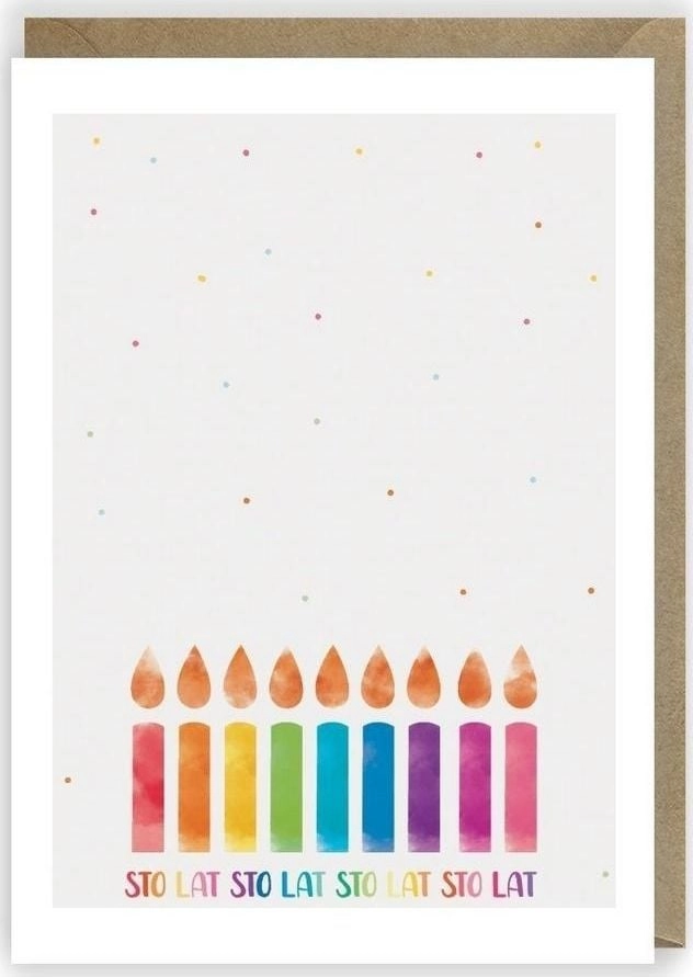 Cardie Birthday card eco envelope K016