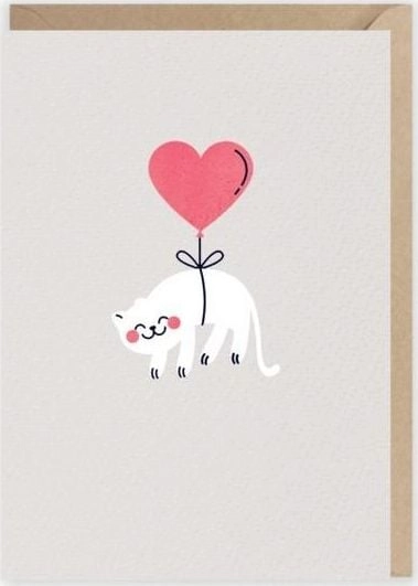 Cardie Greeting card Kitten eco envelope