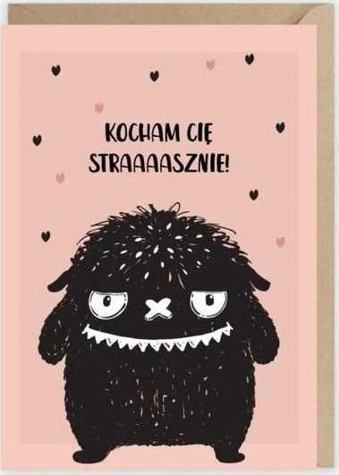 Cardie Greeting card I love you