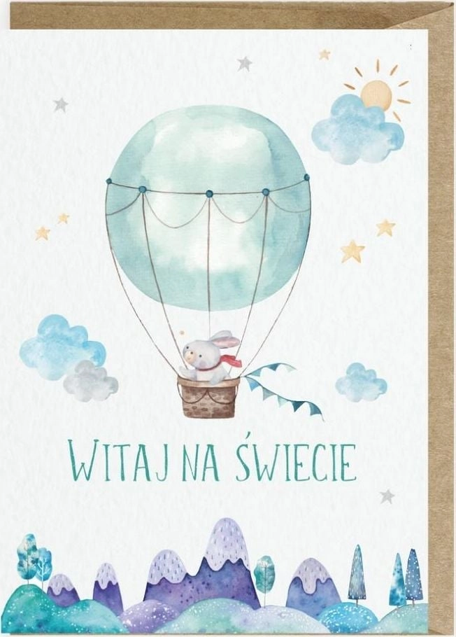 Cardie Birthday Card Balloon K117 448564