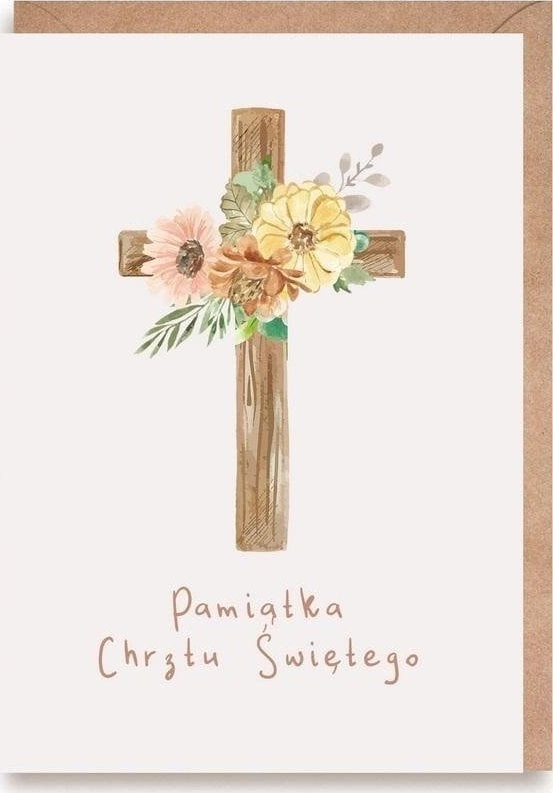 Cardie Greeting card eco envelope Baptism