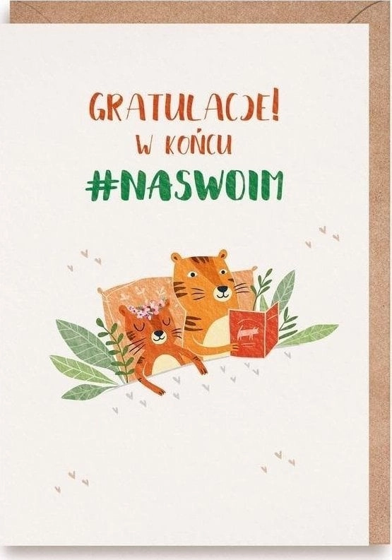 Cardie Housewarming card Finally on your