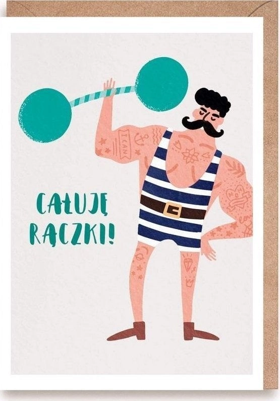 Cardie Greeting card I kiss your