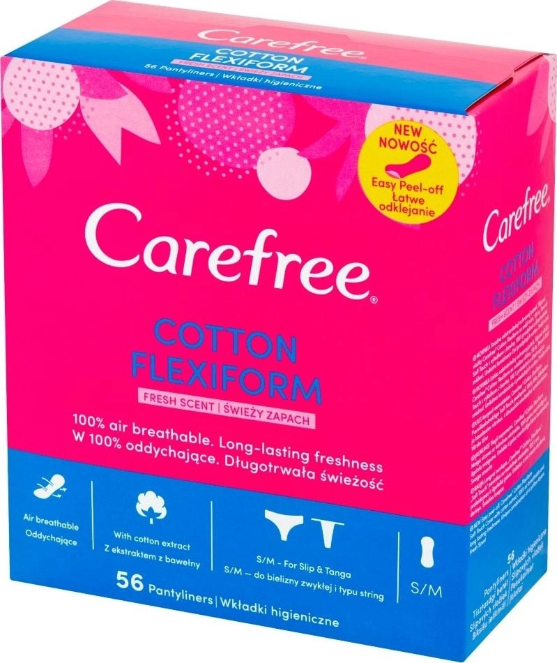 Carefree Cotton Flexiform Fresh Scent sanitary
