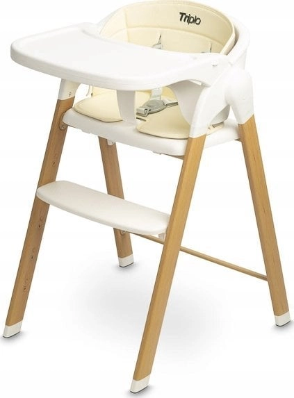 3IN1 TRIPLO BEIGE FEEDING CHAIR 5903076320889