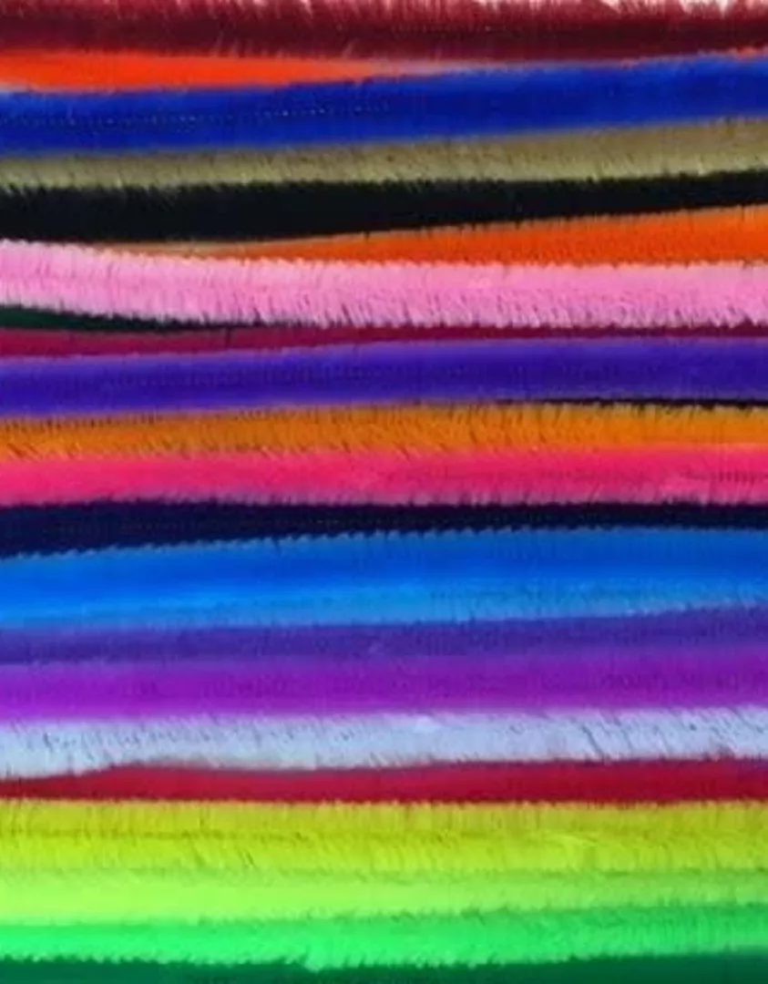 Chenille 30cm 9mm 26 stk mix