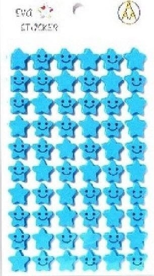 Stiker Star foam blue 5902581127129