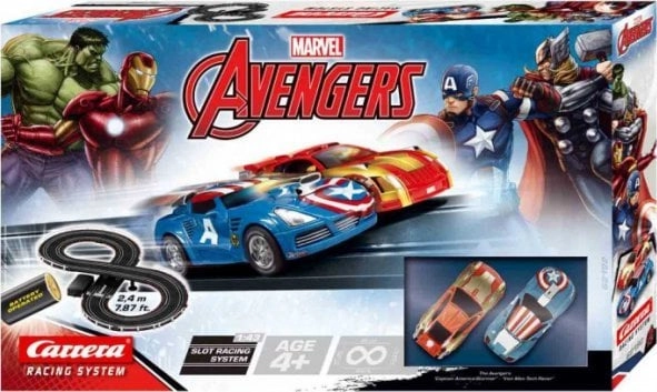 Carrera GO car track!!! Avengers (GCO5005)