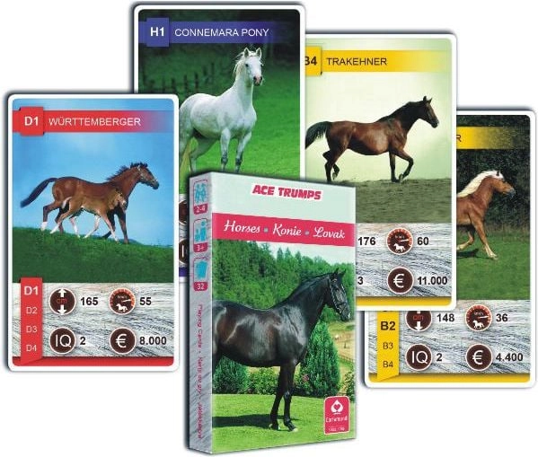 CARTAMUNDI Game Quartet Horses 1289000499 5901911002174
