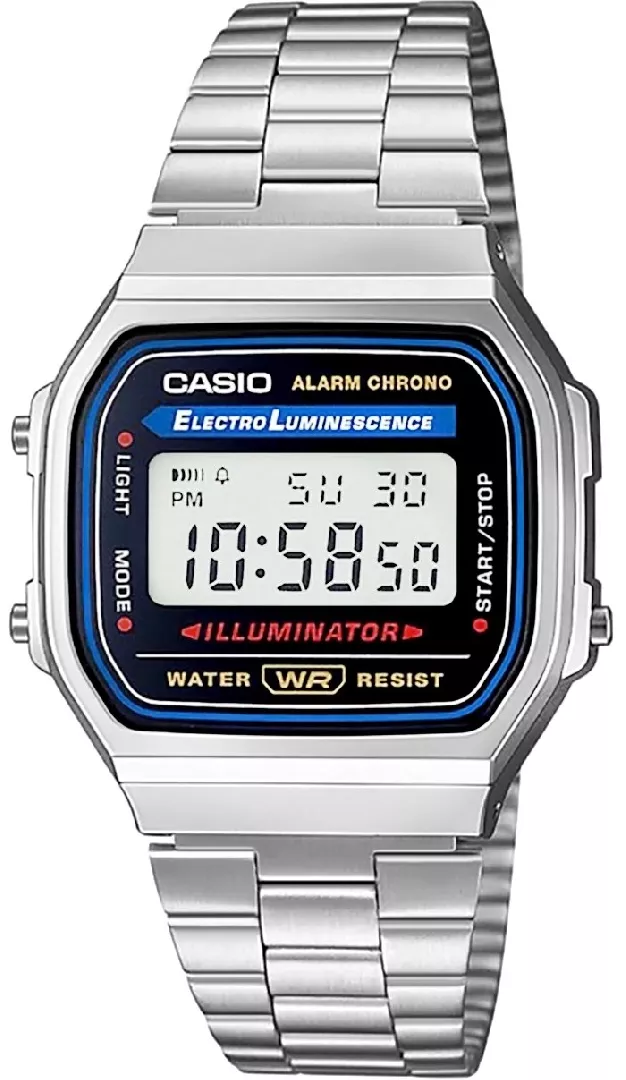 Casio A168WA unisex digital watch with