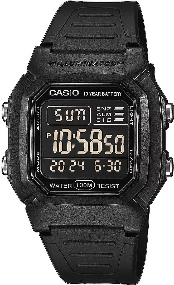Casio W-800H-1BVES Men`s Watch 4549526267789 W-800H-1BVES