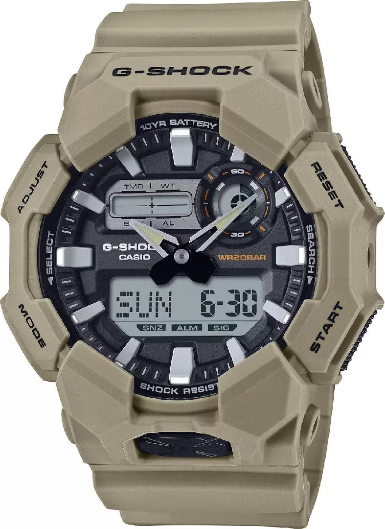 CASIO G-SHOCK Classic GA-010 -5AER smilškrāsas pulkstenis