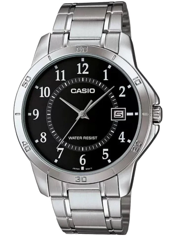Vīriešu pulkstenis CASIO MTP-V004D-1B (zd047d) + KASTĪTE