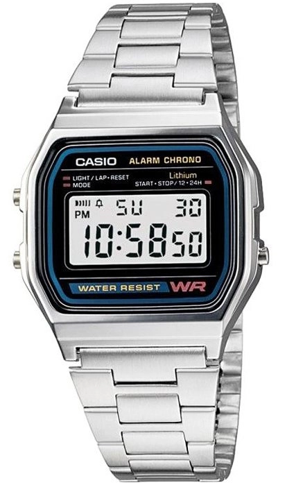 Casio A158WA-1DF Vintage Unisex Digital Watch