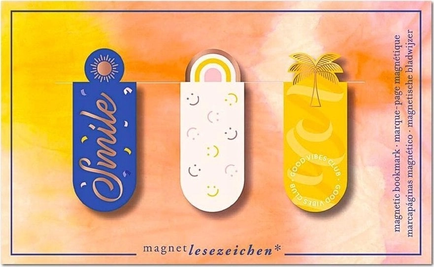 Magnetic bookmarks - Smile 4033477311696