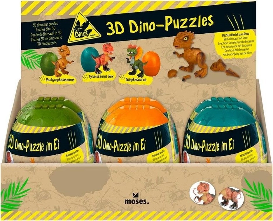 Dino 3D Puzzle in Egg MIX