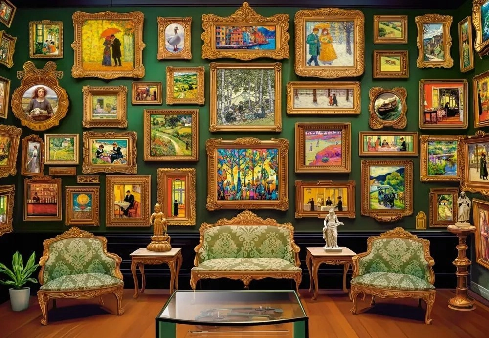 Castor Puzzle 1000 pieces Art gallery