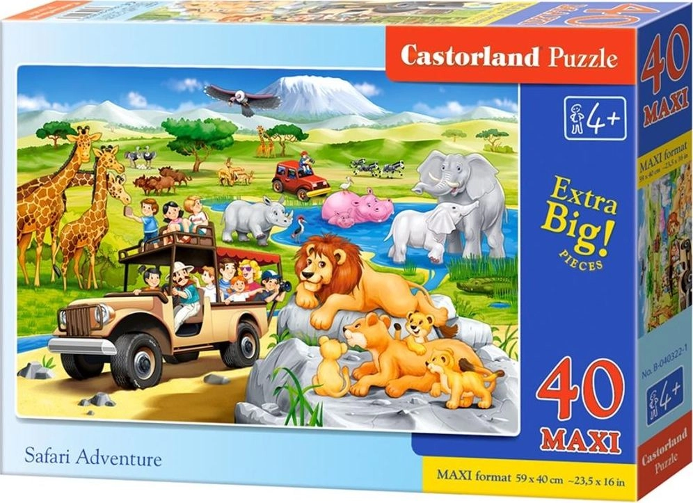 Castorland Puzzle 40 maxi - Safari