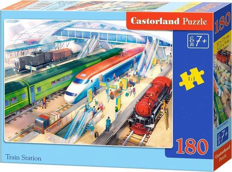 Castorland Puzzle 180 Train Station CASTOR