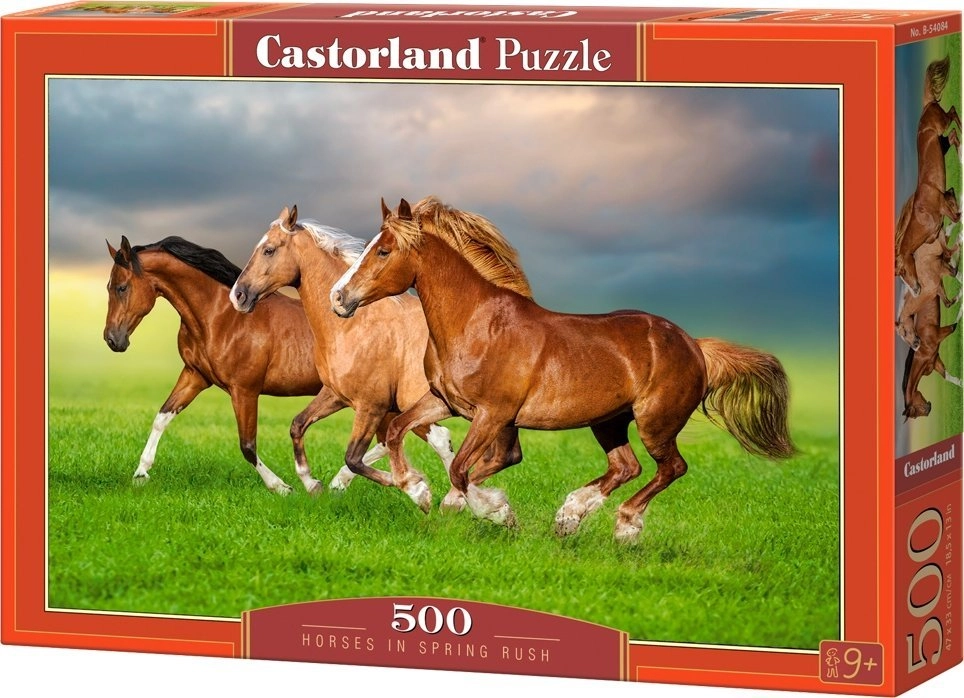 Puzzle 500 Horses in Spring Rush