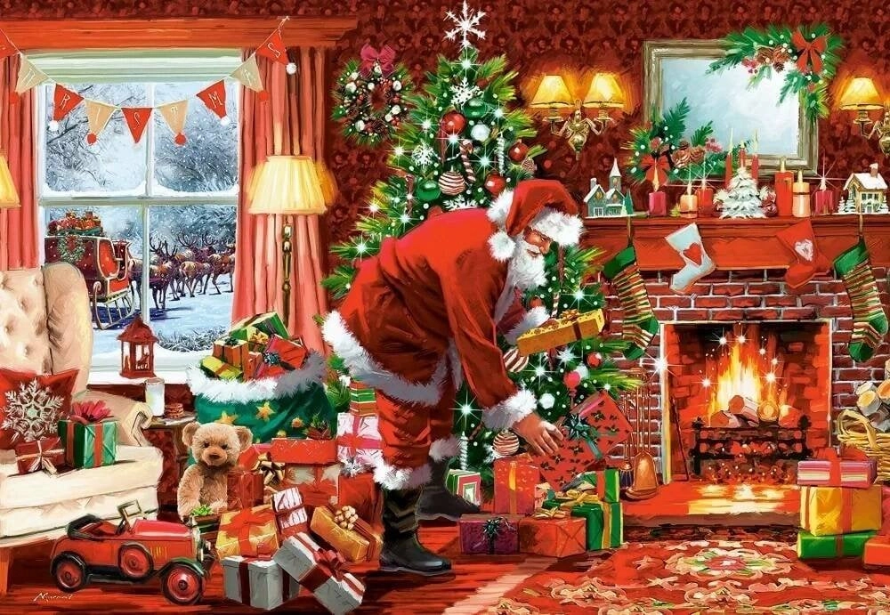 Castorland Puzzle 1500 Santa`s Special Delivery