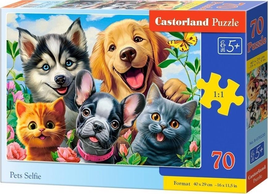 Puzzle 70 Pets Selfie CASTOR 5904438070220