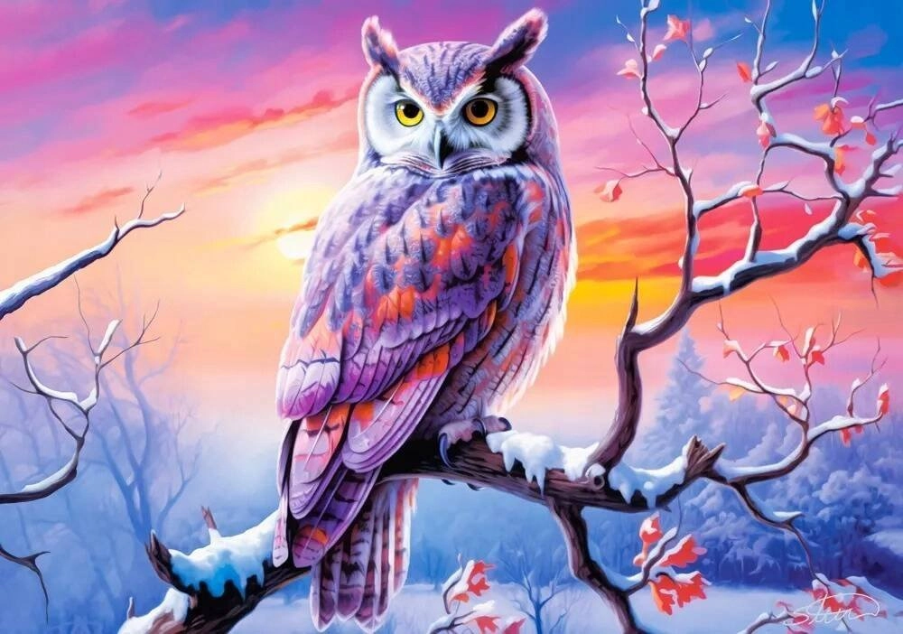 Castorland Puzzle 500 Owl`s Perfect Evening