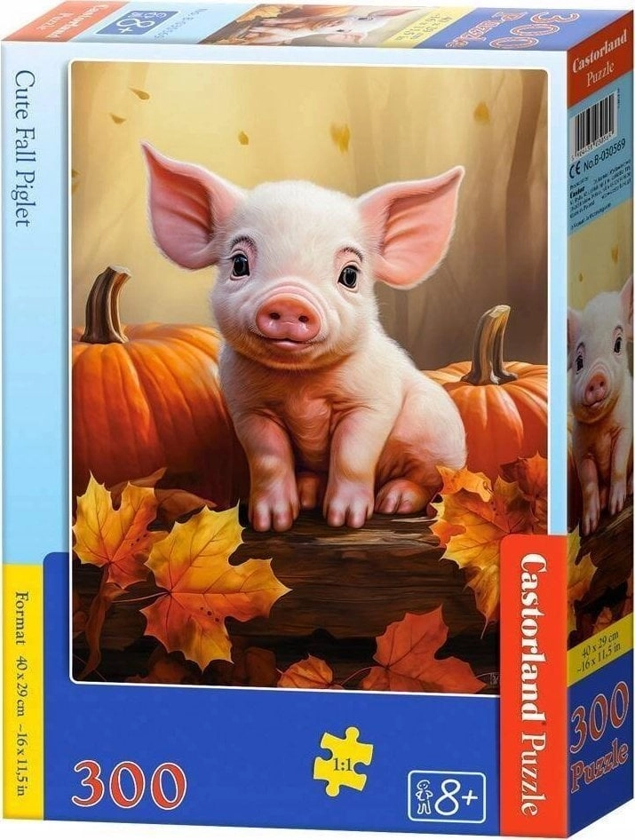 Castorland Puzzle 300 Cute Fall Piglet