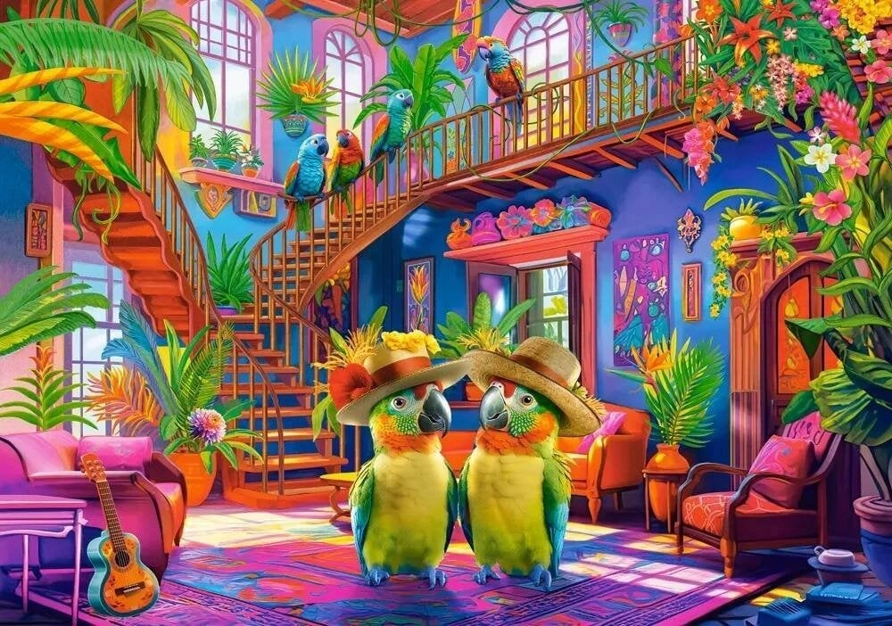 Castorland Puzzle 200 Parrots in Paradise