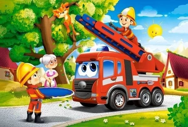 Castorland Puzzle 40 Firefighters to the