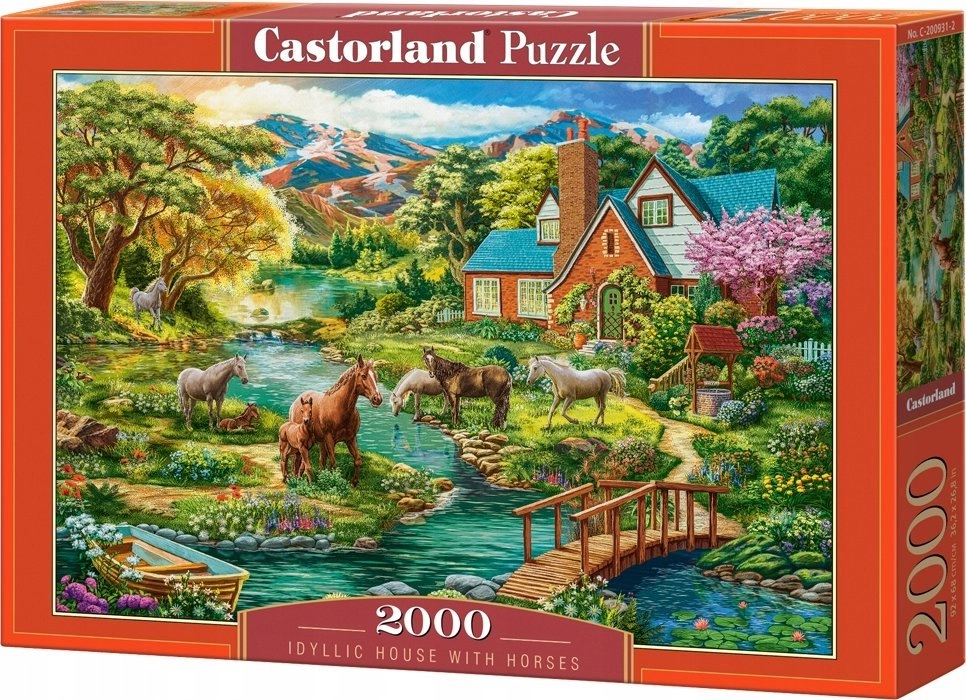 CASTOR 2000EL Wiejski domek z konmi