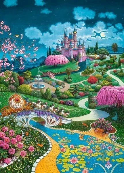 Castorland Puzzle 180 Cinderella`s Castle CASTOR