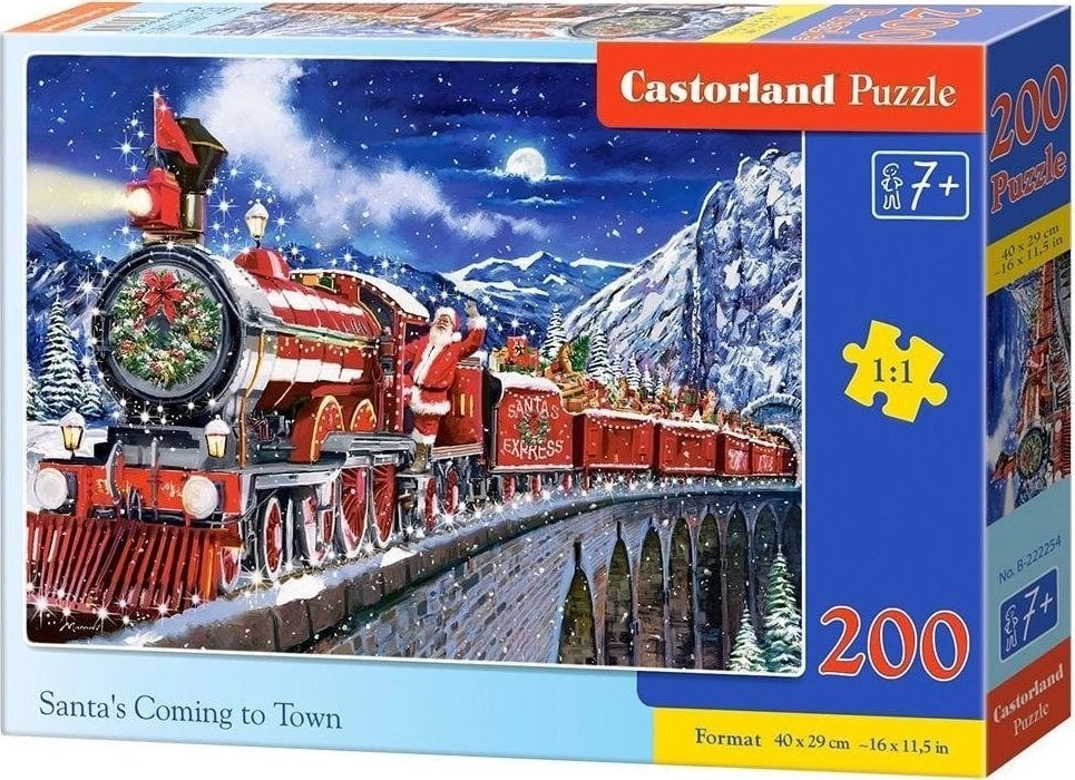 Puzzle 200 Santa````s Coming to Town