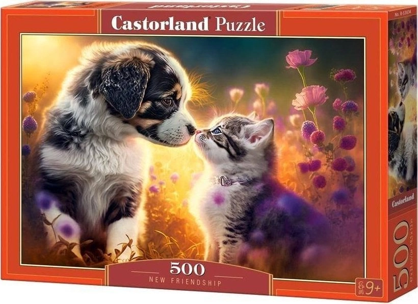 Castorland Puzzle 500 pieces Kitten dog